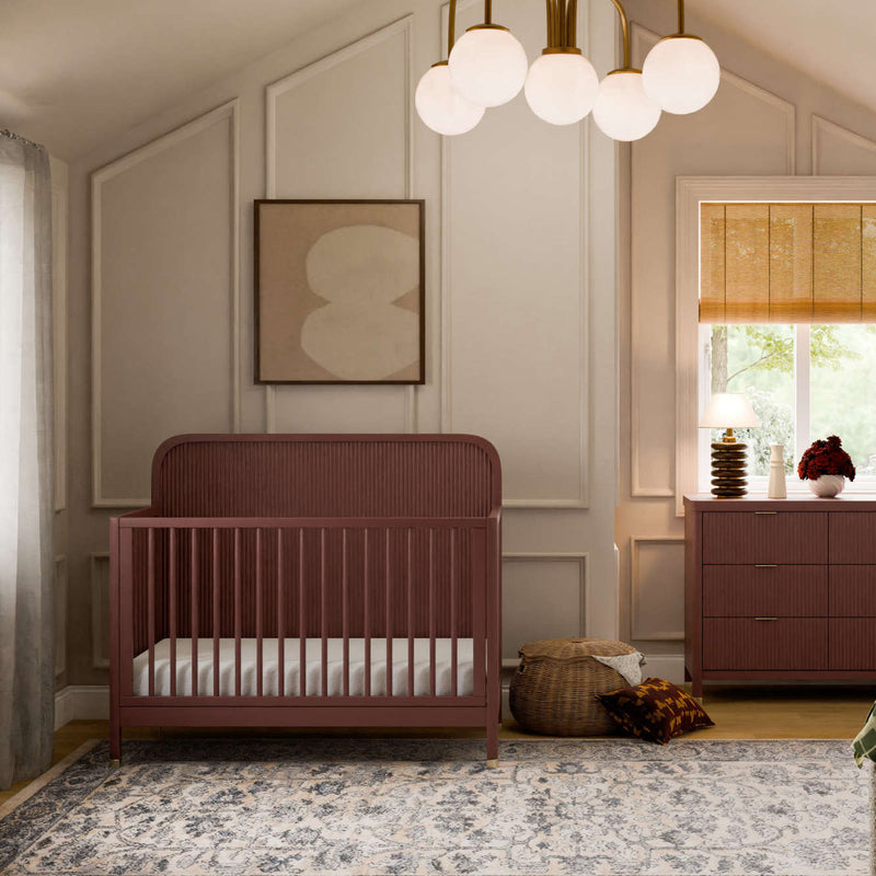 Load image into Gallery viewer, Namesake Brimsley Tambour 4-in-1 Convertible Crib
