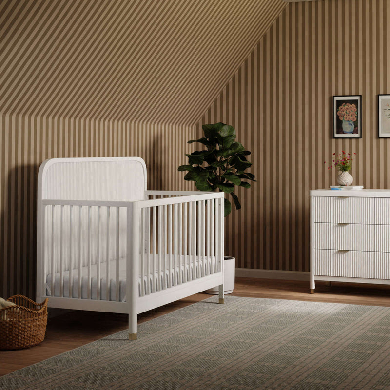 Load image into Gallery viewer, Namesake Brimsley Tambour 4-in-1 Convertible Crib
