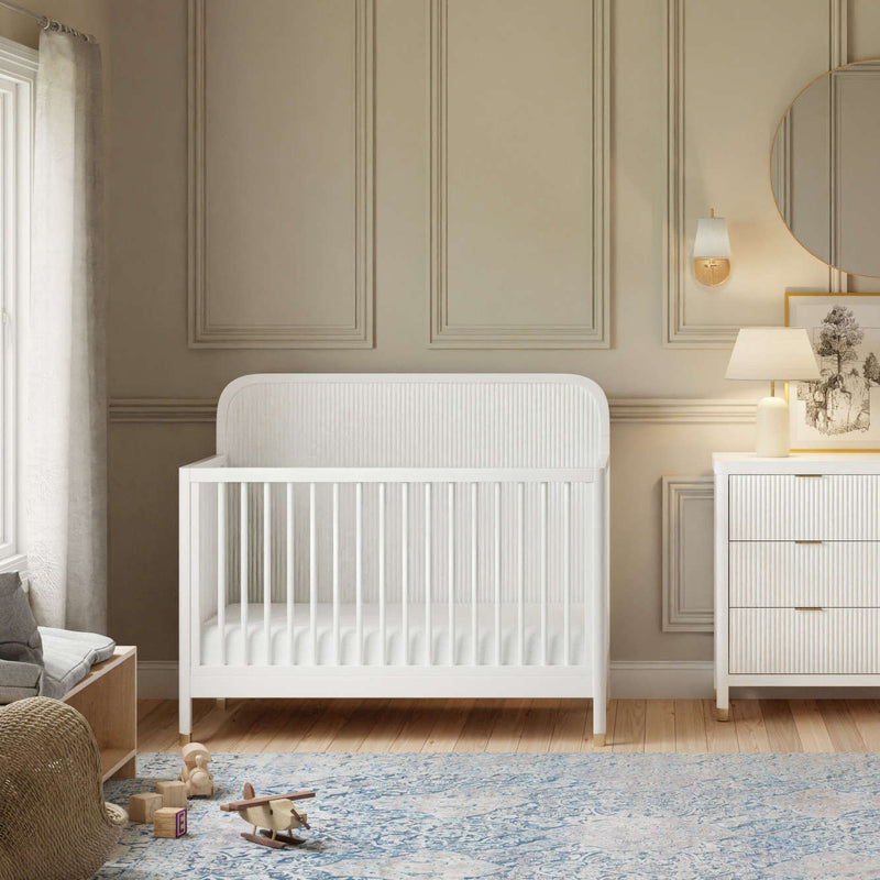 Load image into Gallery viewer, Namesake Brimsley Tambour 4-in-1 Convertible Crib
