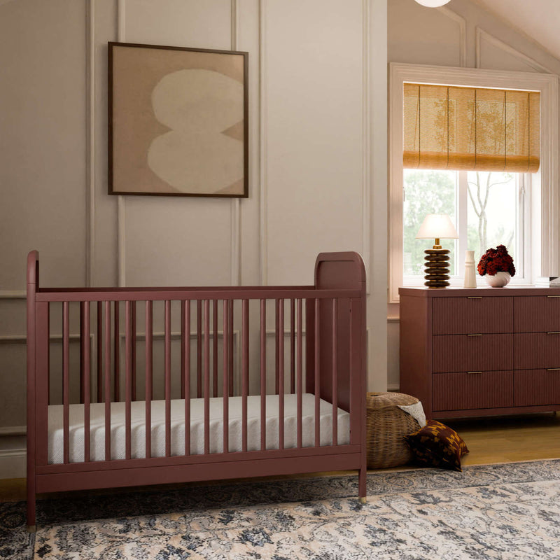 Load image into Gallery viewer, Namesake Brimsley Tambour 3-in-1 Convertible Crib
