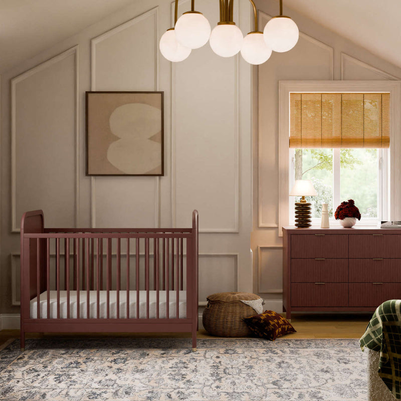 Load image into Gallery viewer, Namesake Brimsley Tambour 3-in-1 Convertible Crib
