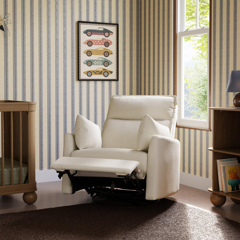 Load image into Gallery viewer, Babyletto Nori Extra Wide Electronic Recliner &amp; Swivel Glider with USB port
