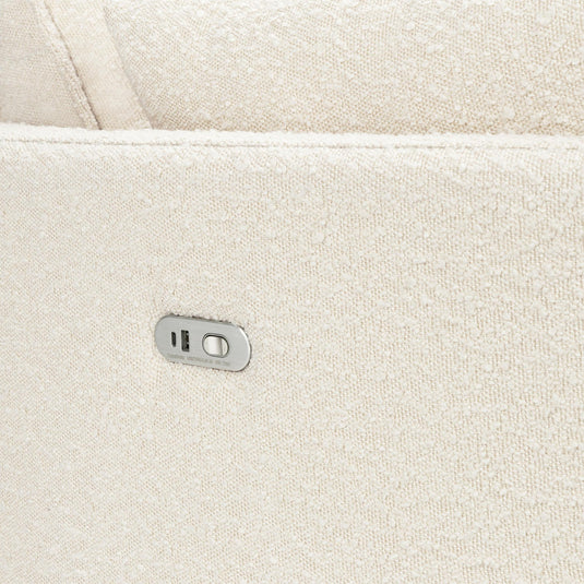 Babyletto Nori Extra Wide Electronic Recliner & Swivel Glider with USB port