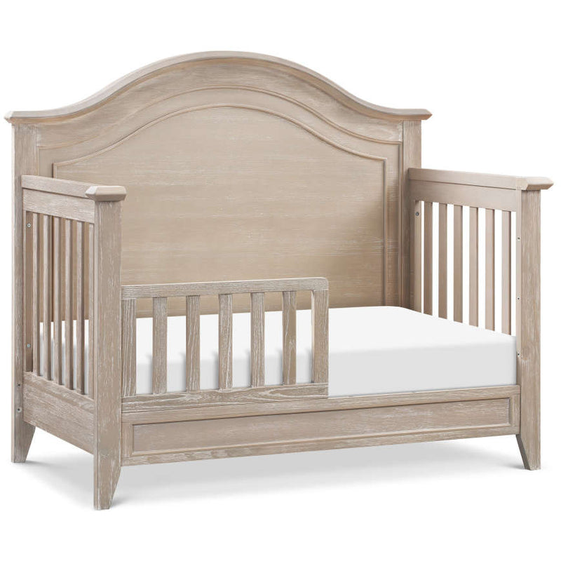 Load image into Gallery viewer, Monogram by Namesake Beckett Rustic 4-in-1 Convertible Curve-Top Crib
