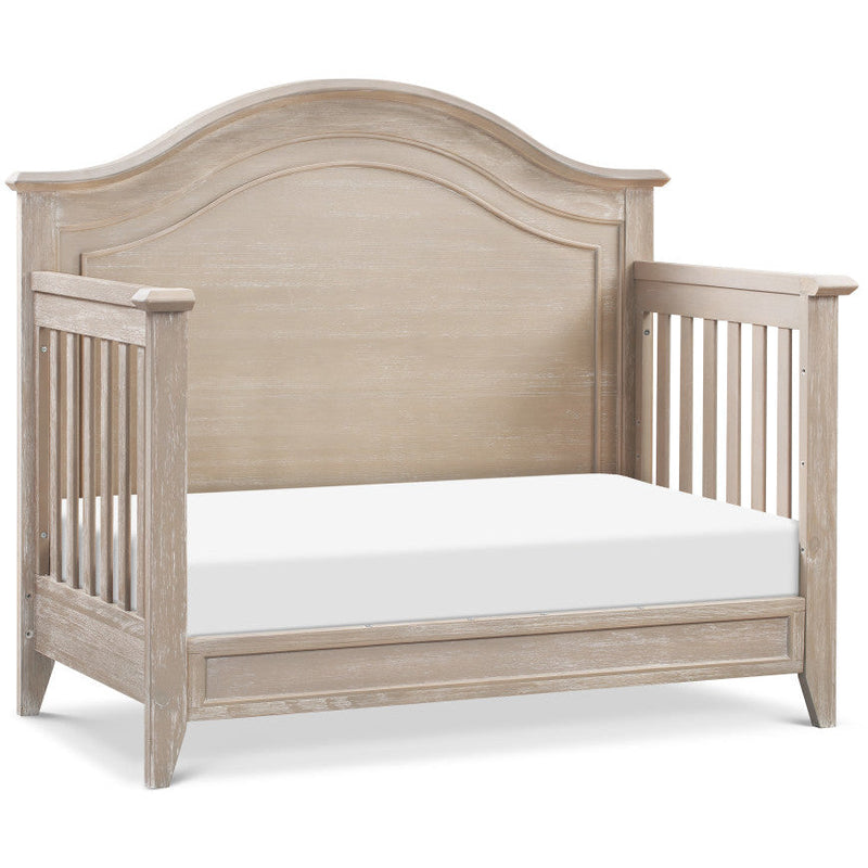 Load image into Gallery viewer, Monogram by Namesake Beckett Rustic 4-in-1 Convertible Curve-Top Crib
