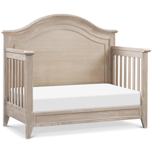 Monogram by Namesake Beckett Rustic 4-in-1 Convertible Curve-Top Crib