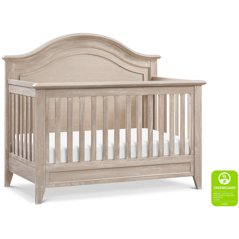 Load image into Gallery viewer, Monogram by Namesake Beckett Rustic 4-in-1 Convertible Curve-Top Crib
