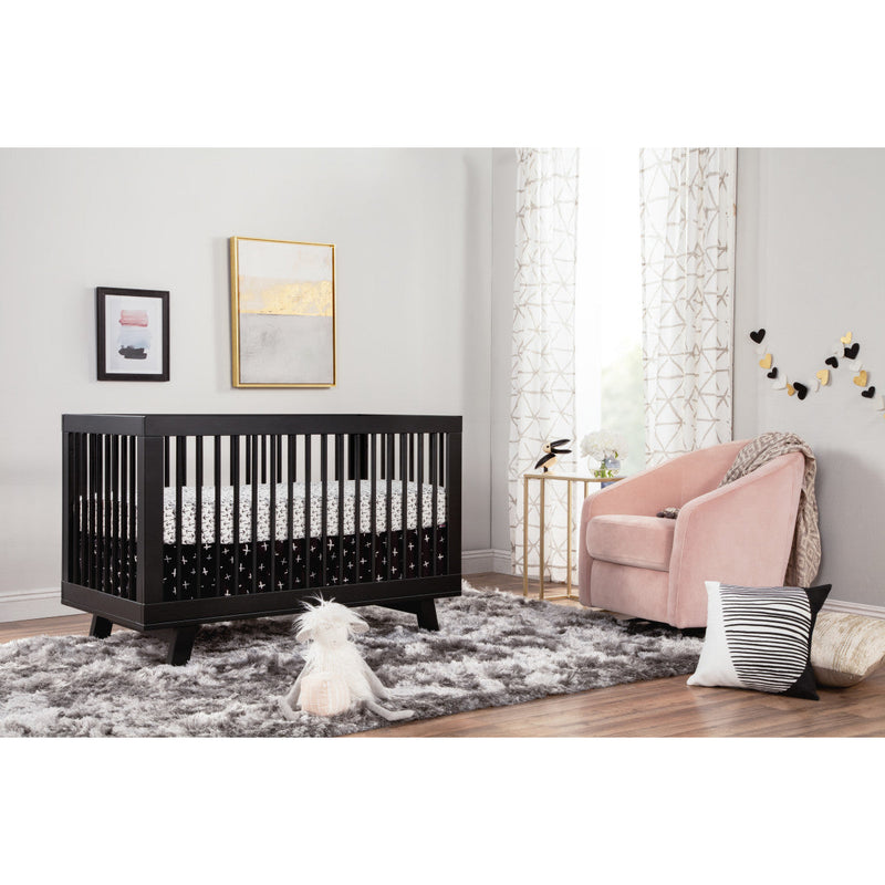 Load image into Gallery viewer, Babyletto Hudson 3-in-1 Convertible Crib with Toddler Bed Conversion Kit
