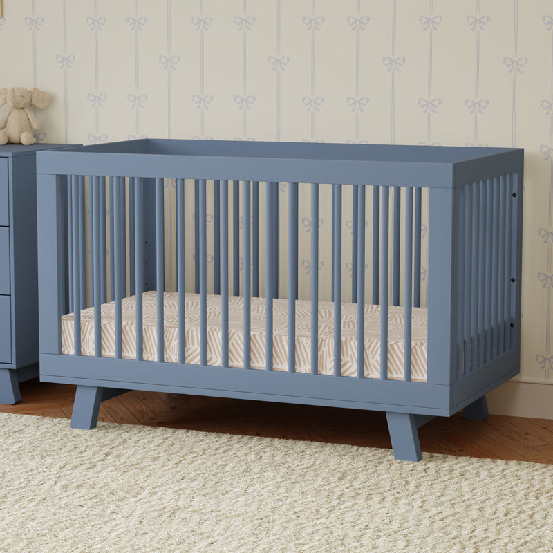 Load image into Gallery viewer, Babyletto Hudson 3-in-1 Convertible Crib with Toddler Bed Conversion Kit
