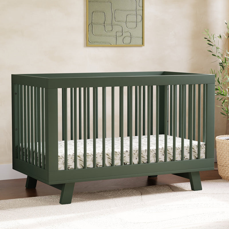 Load image into Gallery viewer, Babyletto Hudson 3-in-1 Convertible Crib with Toddler Bed Conversion Kit
