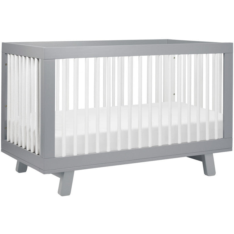 Load image into Gallery viewer, Babyletto Hudson 3-in-1 Convertible Crib with Toddler Bed Conversion Kit
