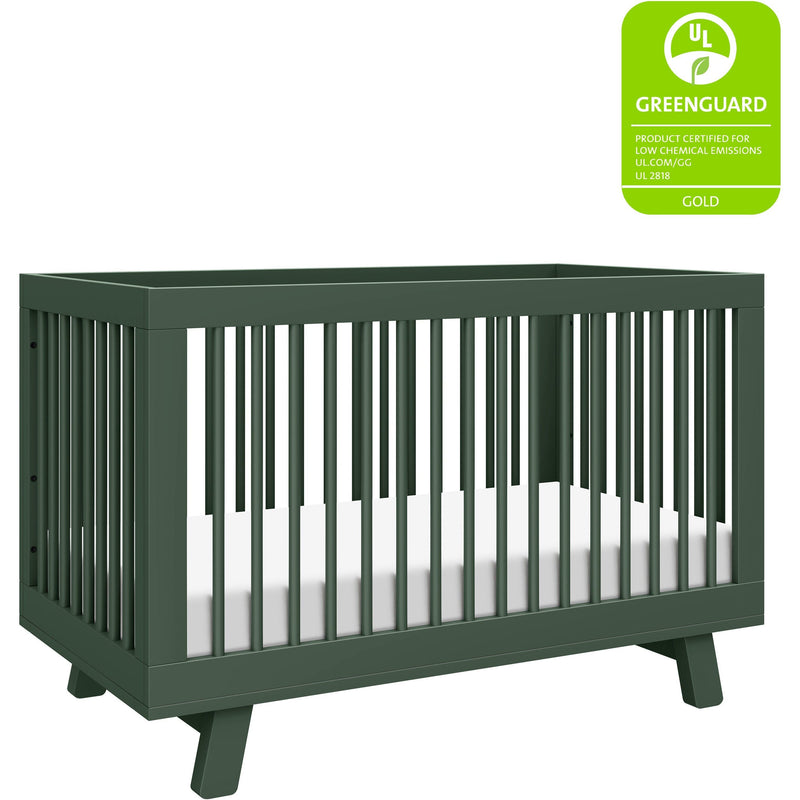 Load image into Gallery viewer, Babyletto Hudson 3-in-1 Convertible Crib with Toddler Bed Conversion Kit
