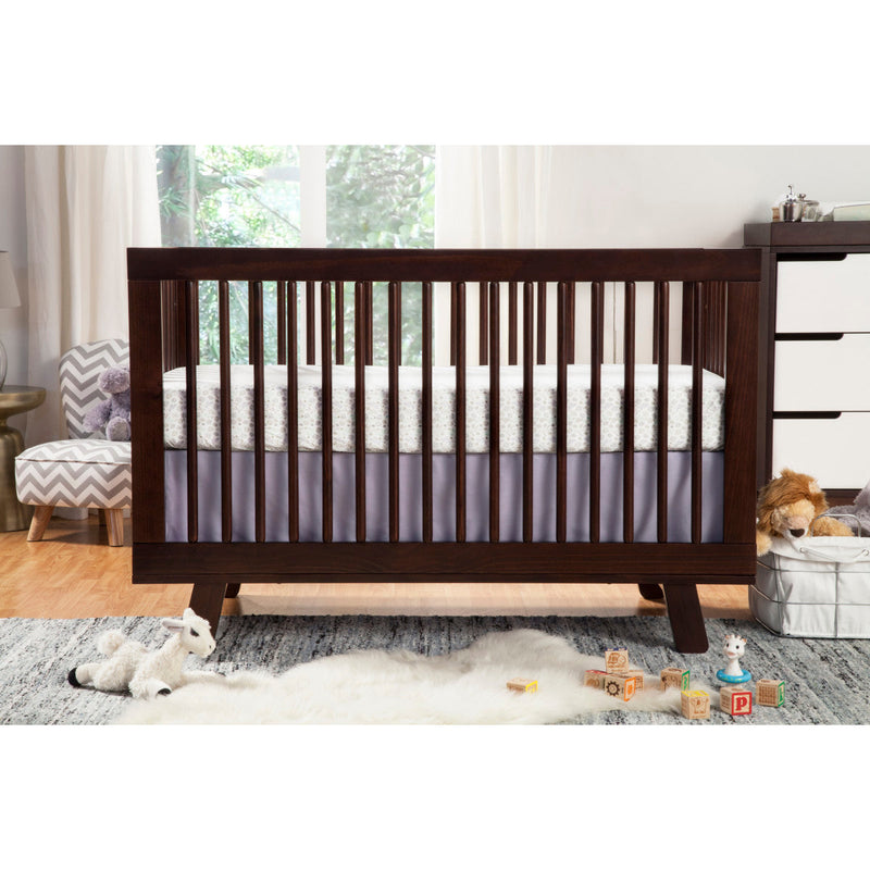 Load image into Gallery viewer, Babyletto Hudson 3-in-1 Convertible Crib with Toddler Bed Conversion Kit
