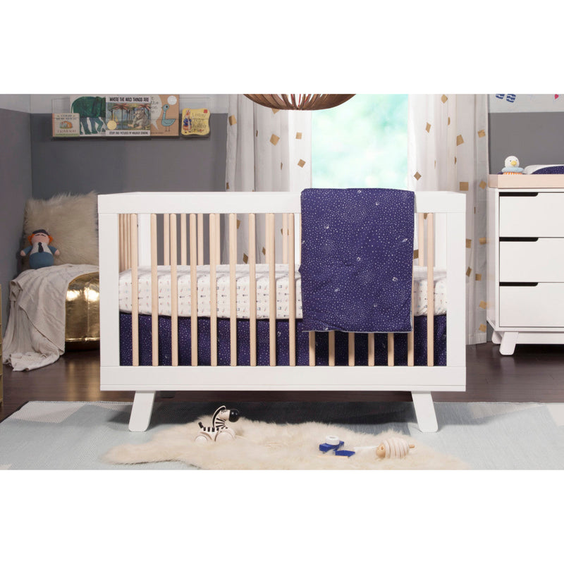 Load image into Gallery viewer, Babyletto Hudson 3-in-1 Convertible Crib with Toddler Bed Conversion Kit
