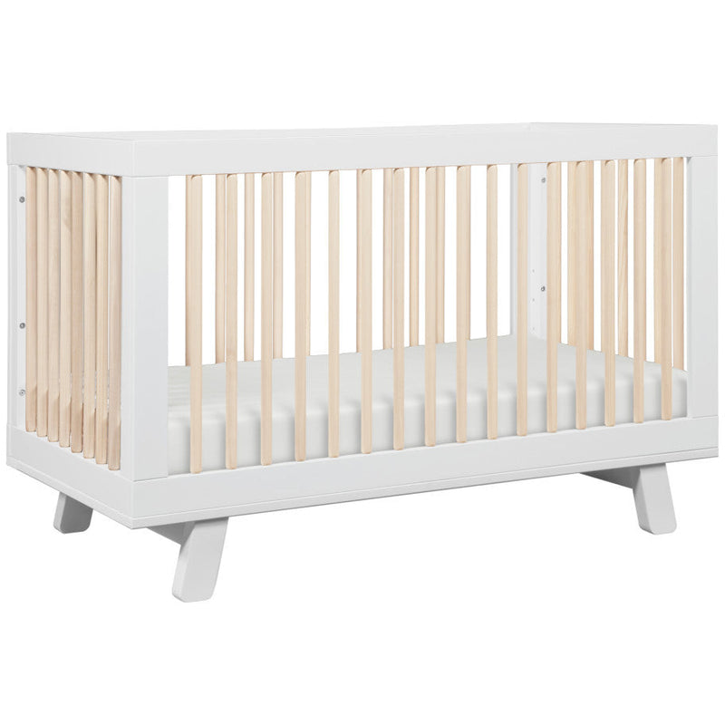 Load image into Gallery viewer, Babyletto Hudson 3-in-1 Convertible Crib with Toddler Bed Conversion Kit
