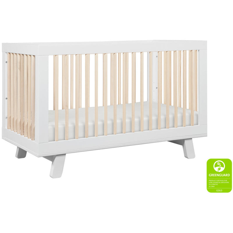 Load image into Gallery viewer, Babyletto Hudson 3-in-1 Convertible Crib with Toddler Bed Conversion Kit
