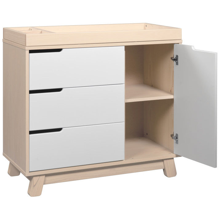 Load image into Gallery viewer, Babyletto Hudson 3-Drawer Changer Dresser with Removable Changing Tray
