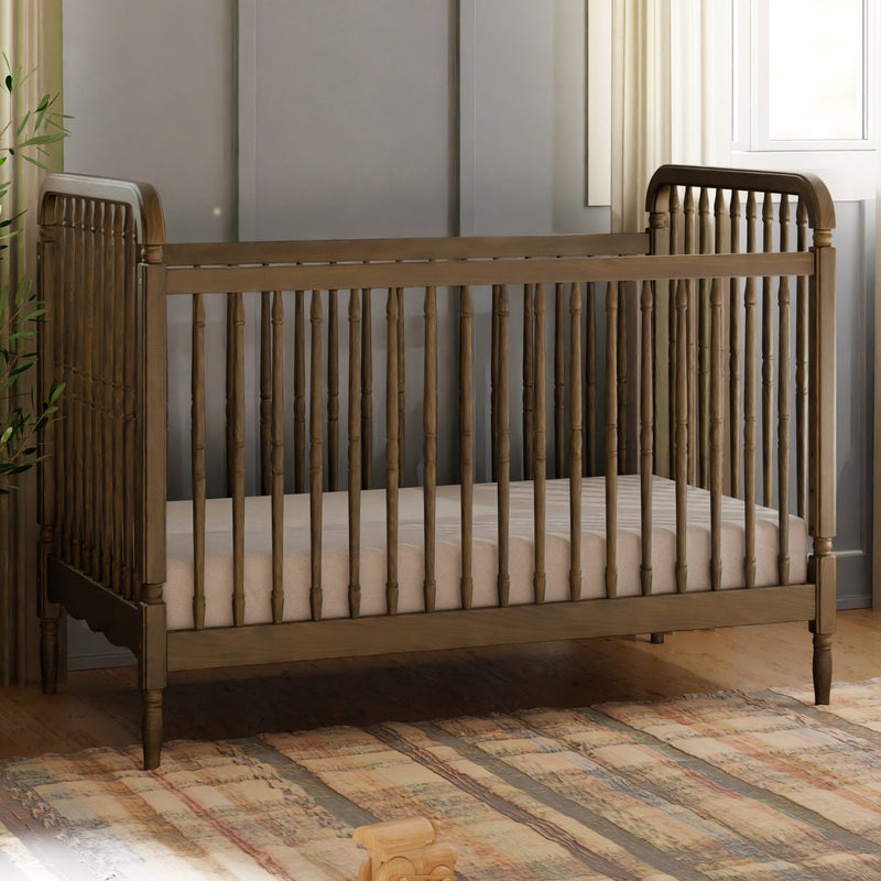 Load image into Gallery viewer, Namesake Liberty 3-in-1 Convertible Spindle Crib With Toddler Bed Conversion Kit
