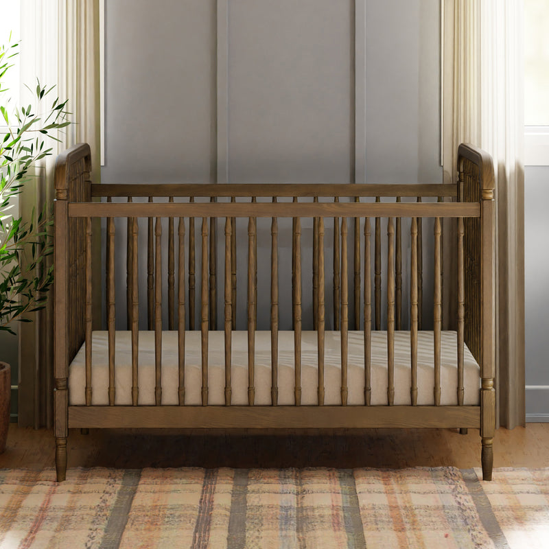 Load image into Gallery viewer, Namesake Liberty 3-in-1 Convertible Spindle Crib With Toddler Bed Conversion Kit
