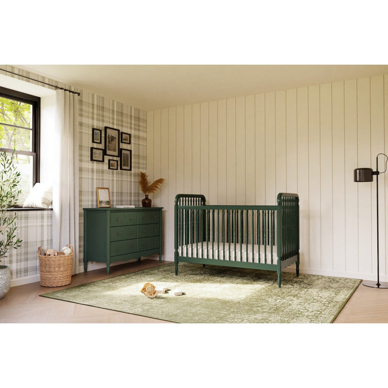 Load image into Gallery viewer, Namesake Liberty 3-in-1 Convertible Spindle Crib With Toddler Bed Conversion Kit
