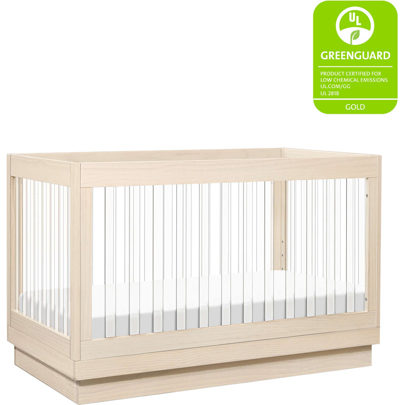 Load image into Gallery viewer, Babyletto Harlow 3-in-1 Convertible Crib with Toddler Bed Conversion Kit
