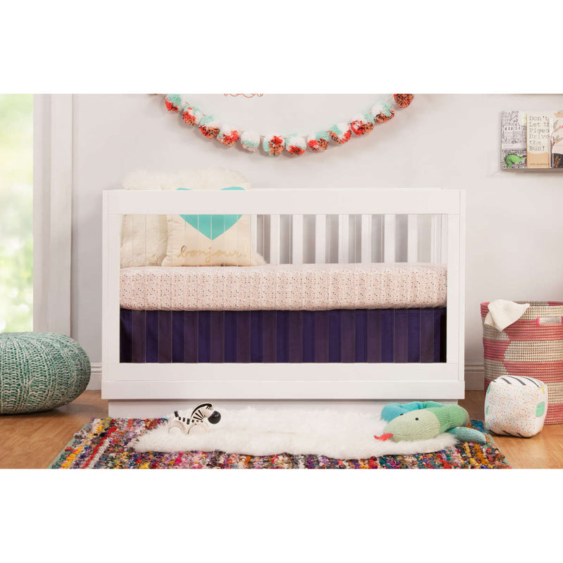 Load image into Gallery viewer, Babyletto Harlow 3-in-1 Convertible Crib with Toddler Bed Conversion Kit
