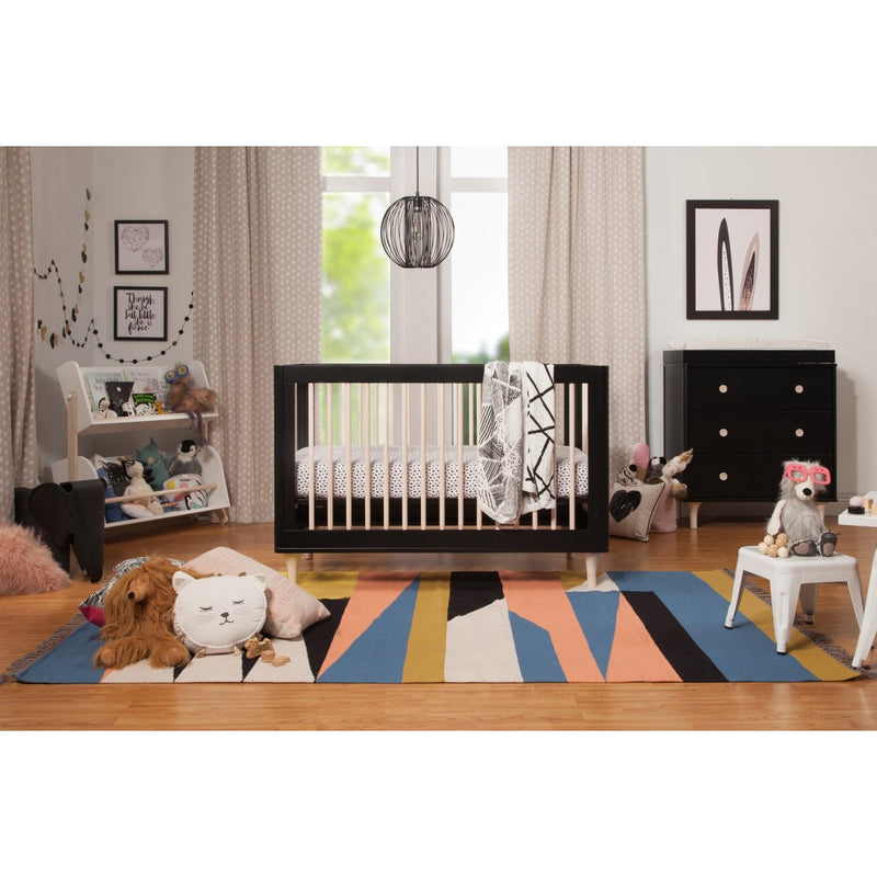 Load image into Gallery viewer, Babyletto Lolly 3-in-1 Convertible Crib with Toddler Bed Conversion Kit
