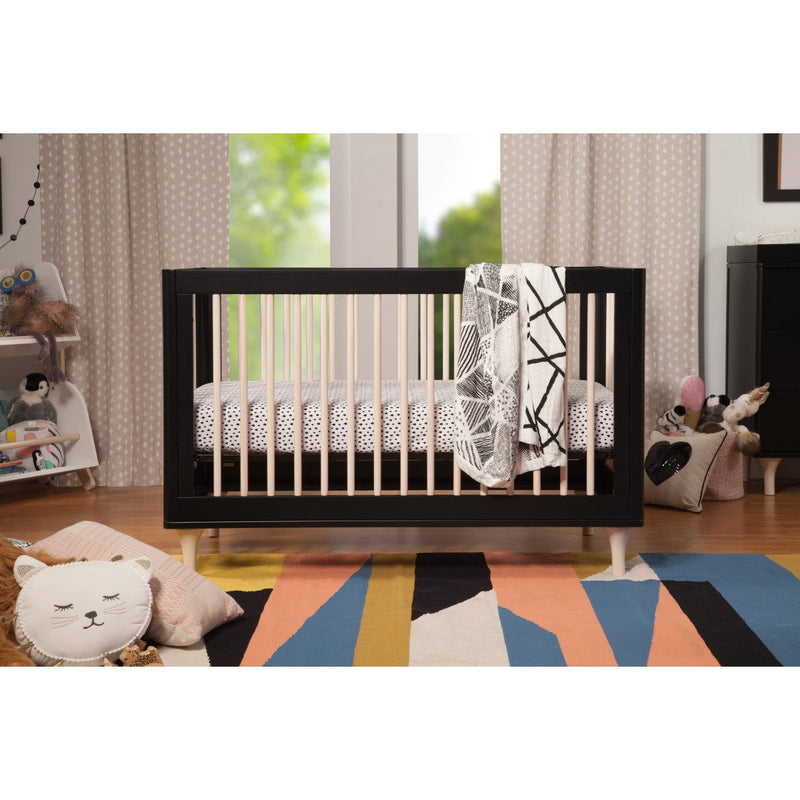 Load image into Gallery viewer, Babyletto Lolly 3-in-1 Convertible Crib with Toddler Bed Conversion Kit
