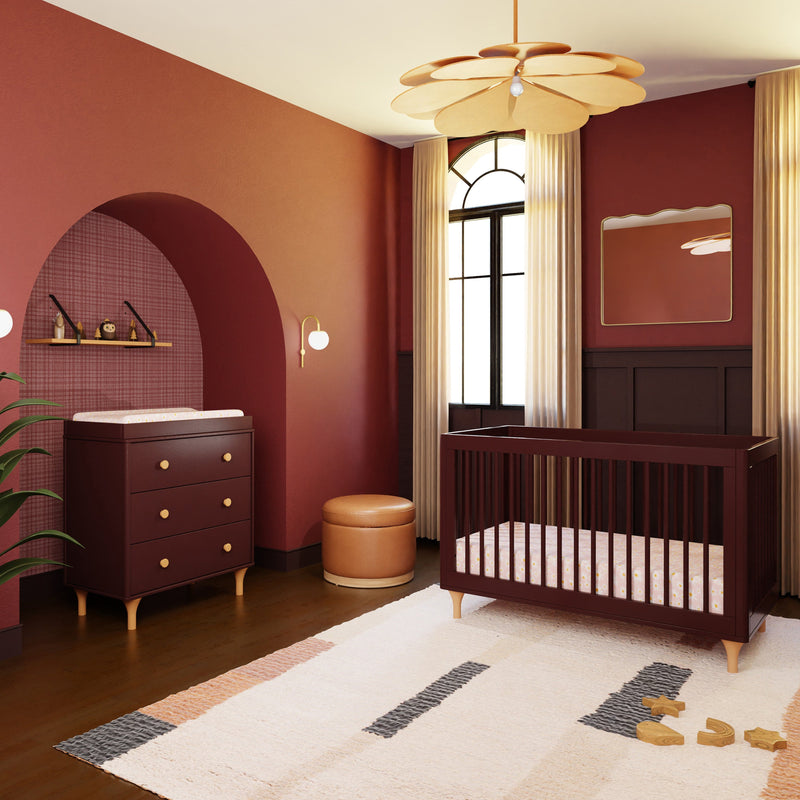 Load image into Gallery viewer, Babyletto Lolly 3-in-1 Convertible Crib with Toddler Bed Conversion Kit
