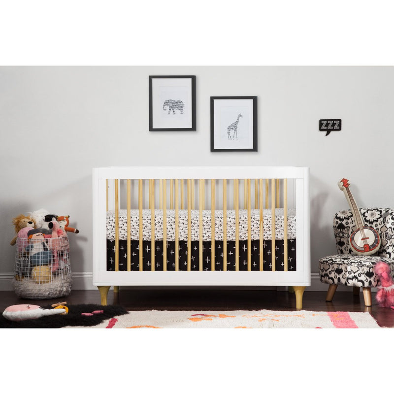 Load image into Gallery viewer, Babyletto Lolly 3-in-1 Convertible Crib with Toddler Bed Conversion Kit
