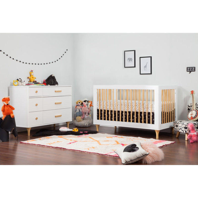 Load image into Gallery viewer, Babyletto Lolly 3-in-1 Convertible Crib with Toddler Bed Conversion Kit
