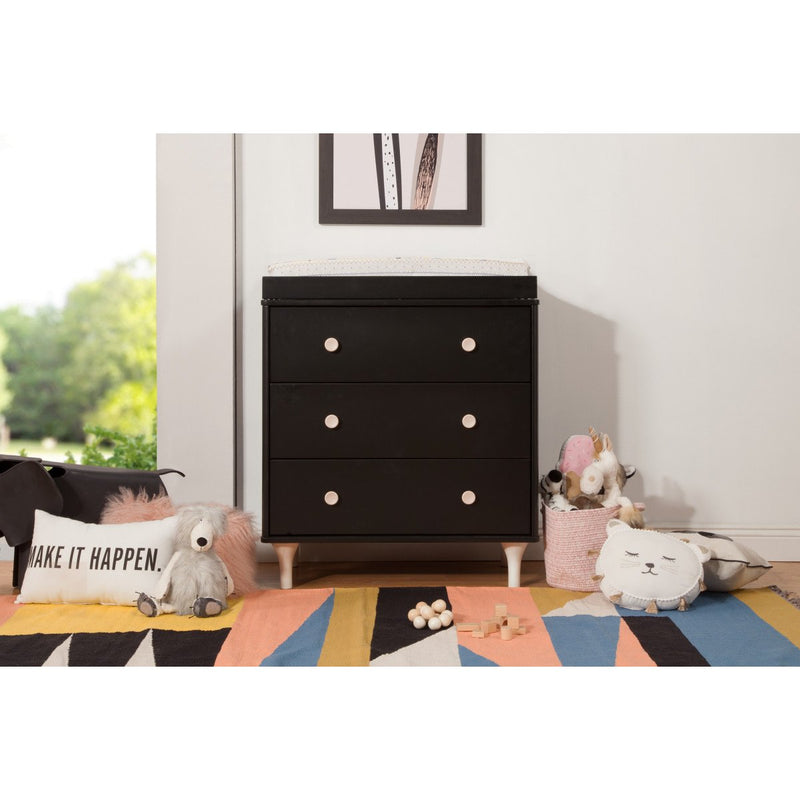 Load image into Gallery viewer, Babyletto Lolly 3-Drawer Changer Dresser with Removable Changing Tray
