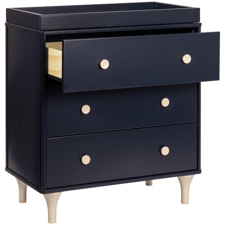 Load image into Gallery viewer, Babyletto Lolly 3-Drawer Changer Dresser with Removable Changing Tray
