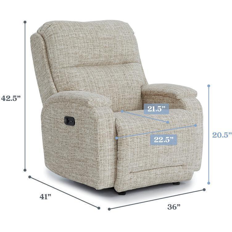 Load image into Gallery viewer, Storytime Maverly Power Cozzia Swivel Glide Recliner with Heat &amp; Massage
