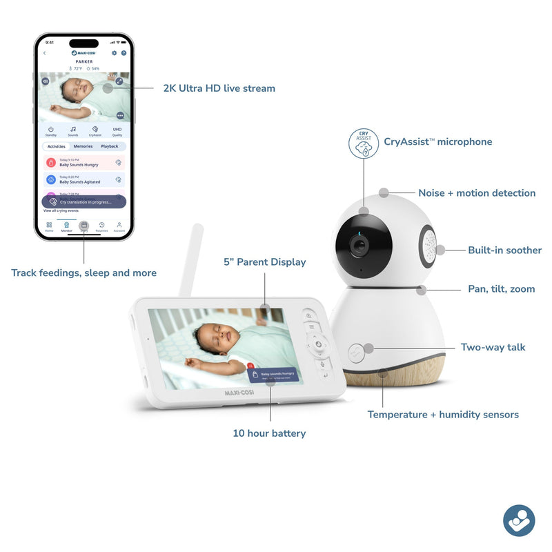 Load image into Gallery viewer, Maxi-Cosi See Pro 360° Baby Monitor
