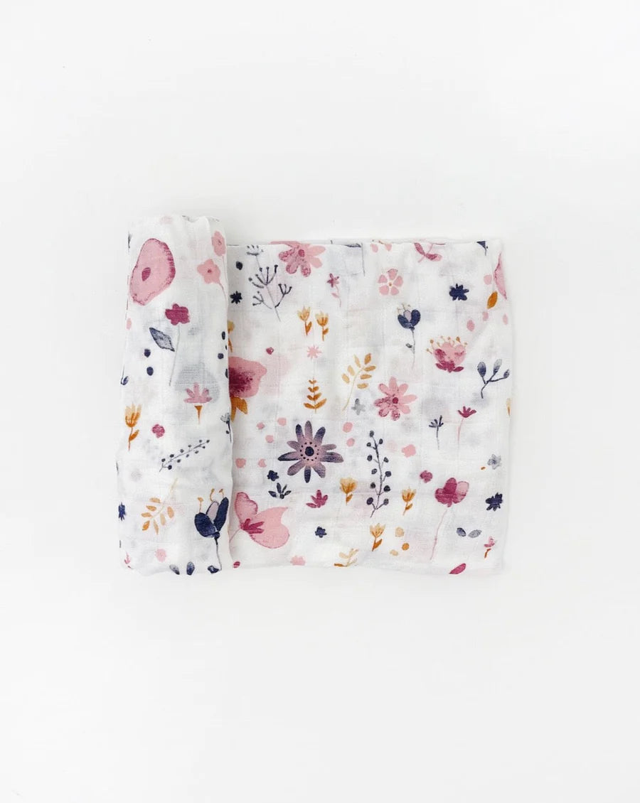 Little Unicorn Deluxe Muslin Single Swaddle - Fairy Gardens