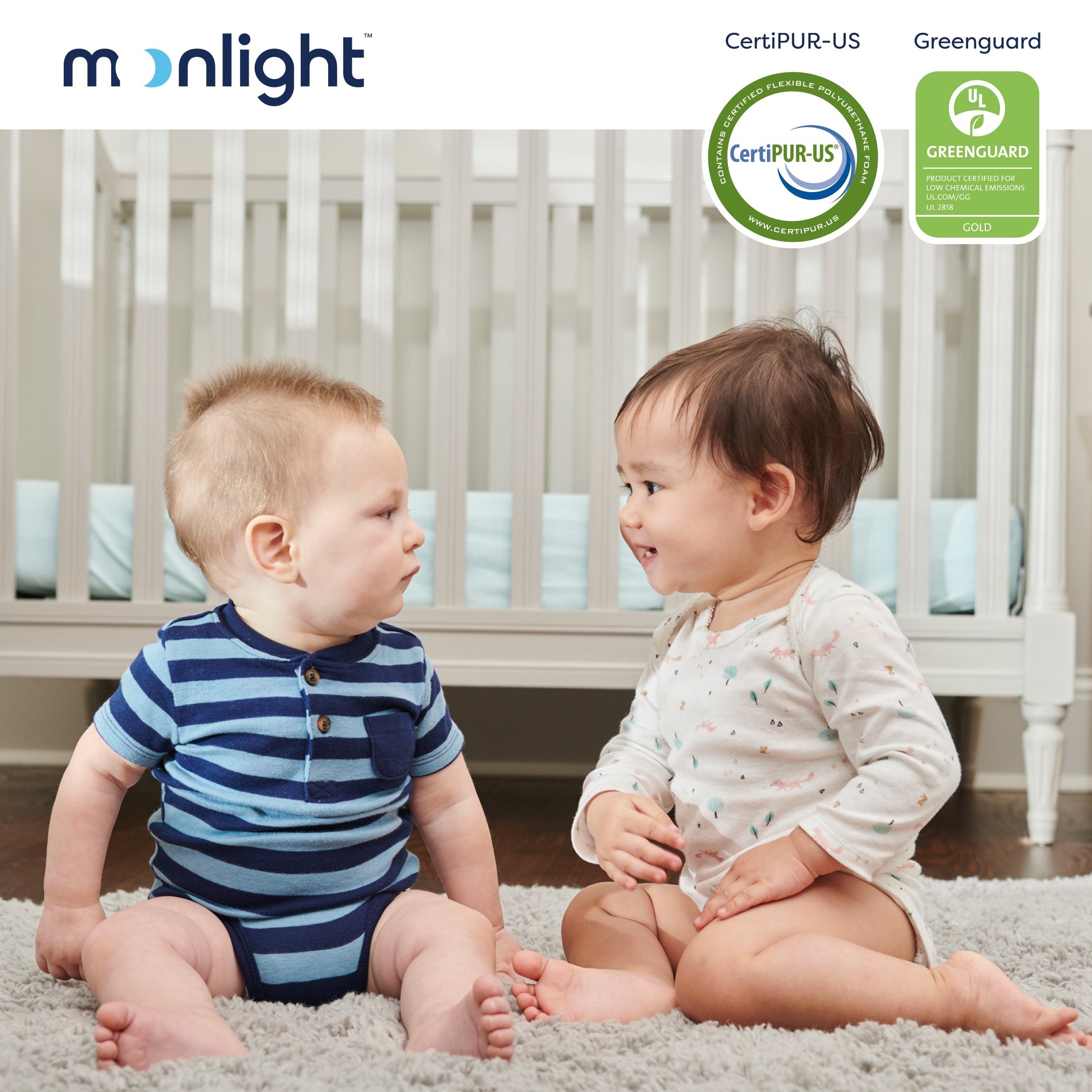 Crib Bundle Pricing - Moonlight Slumber Starlight Sleepwell Crib Mattress (Compressed & Rolled)