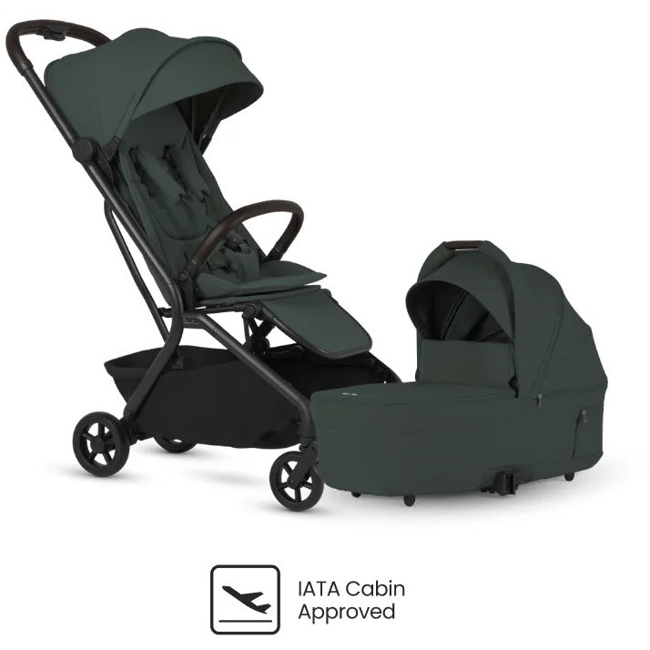Load image into Gallery viewer, Silver Cross Nia Compact Stroller + Folding Bassinet Bundle
