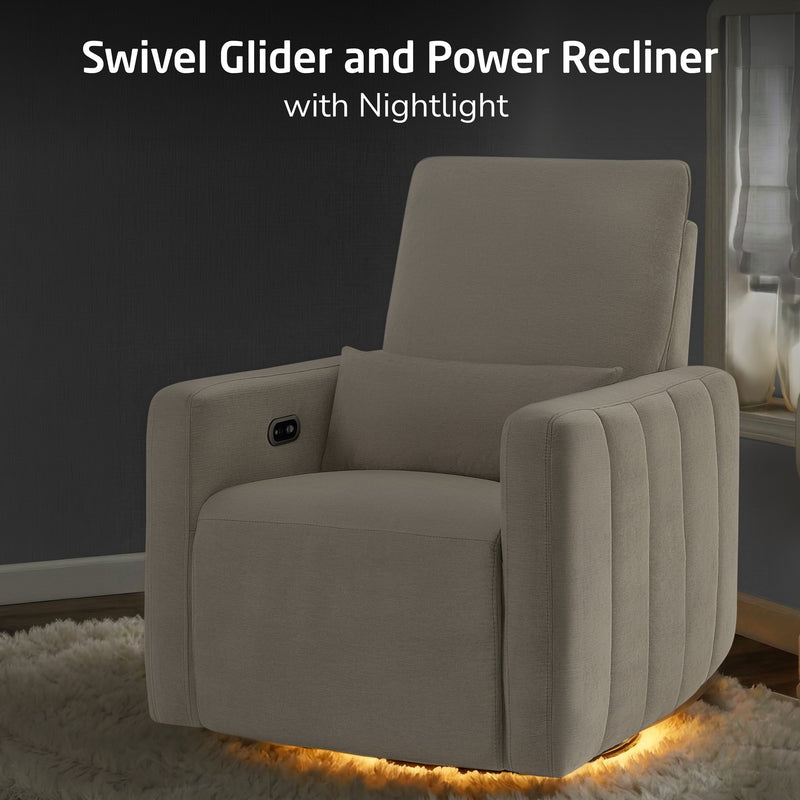 Load image into Gallery viewer, Maxi-Cosi Nursery Dorian Swivel Glider &amp; Power Recliner with Nightlight
