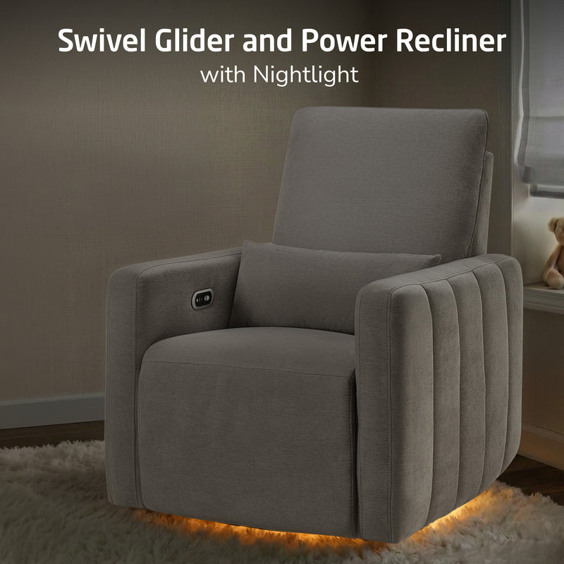 Load image into Gallery viewer, Maxi-Cosi Nursery Dorian Swivel Glider &amp; Power Recliner with Nightlight

