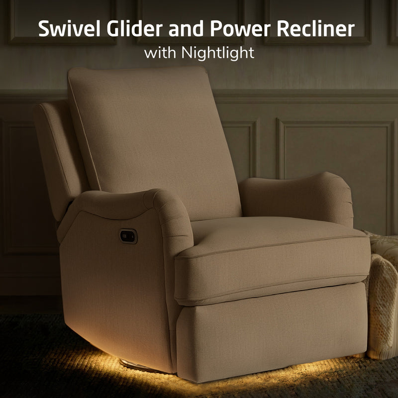 Load image into Gallery viewer, Maxi-Cosi Nursery Lindon Swivel Glider &amp; Power Recliner
