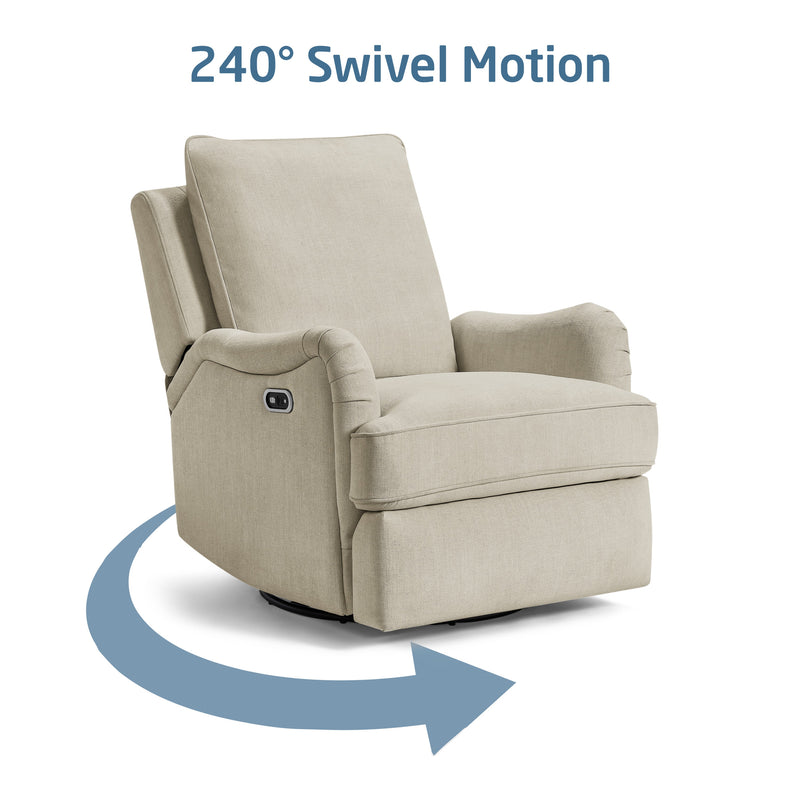 Load image into Gallery viewer, Maxi-Cosi Nursery Lindon Swivel Glider &amp; Power Recliner

