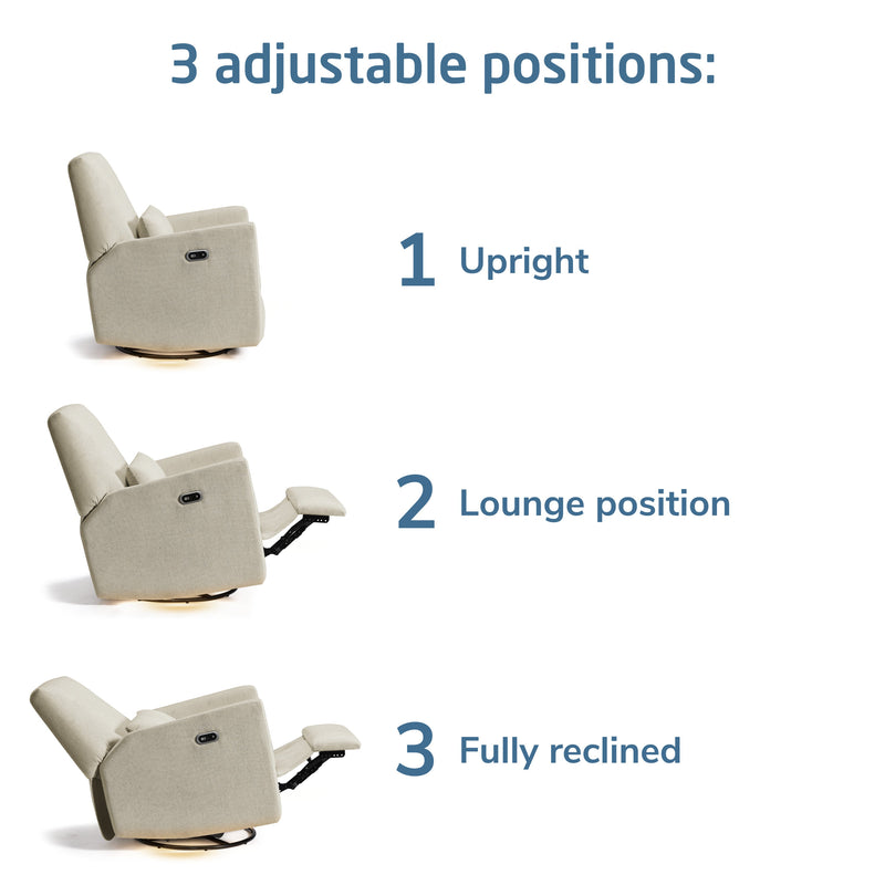 Load image into Gallery viewer, Maxi-Cosi Nursery Ansel Swivel Glider &amp; Power Recliner with Nightlight
