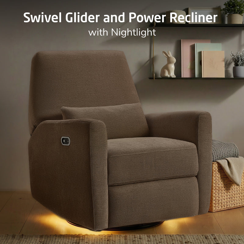 Load image into Gallery viewer, Maxi-Cosi Nursery Ansel Swivel Glider &amp; Power Recliner with Nightlight
