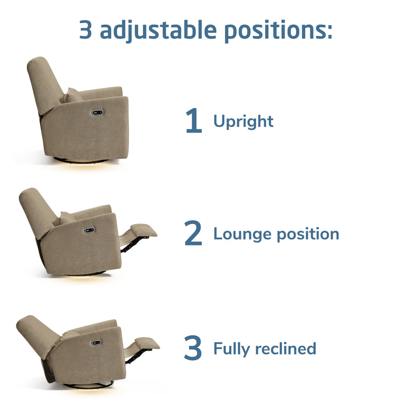 Load image into Gallery viewer, Maxi-Cosi Nursery Ansel Swivel Glider &amp; Power Recliner with Nightlight
