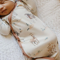 Copper Pearl Newborn Knotted Gown | Montana