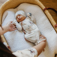Copper Pearl Newborn Knotted Gown | Montana