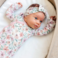 Copper Pearl Newborn Knotted Gown | Natalie