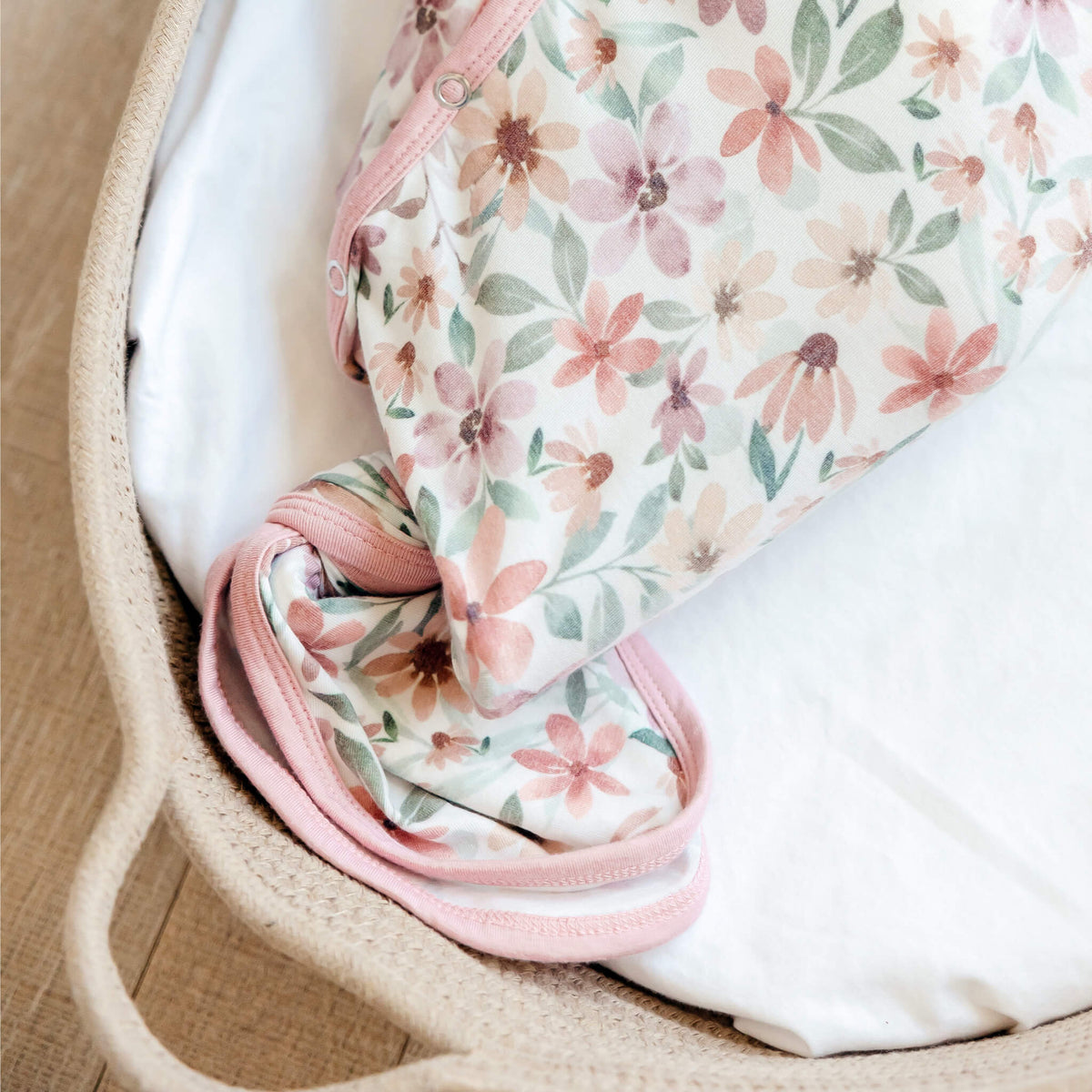 Copper Pearl Newborn Knotted Gown | Natalie