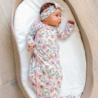 Copper Pearl Newborn Knotted Gown | Natalie